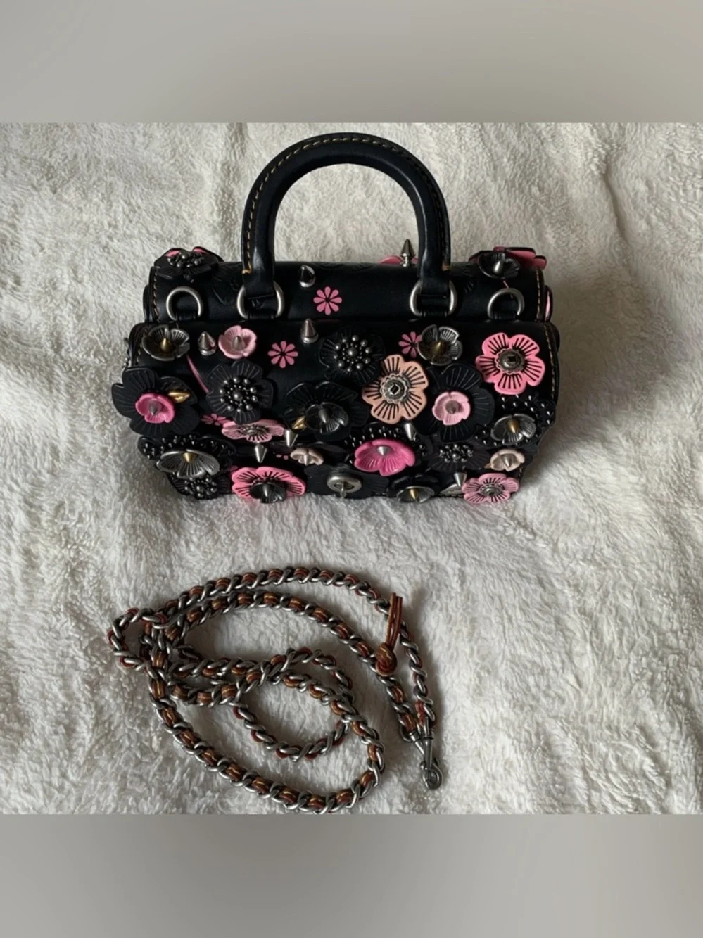 RARE Coach 1941 Double Dinky Tea Rose Purse